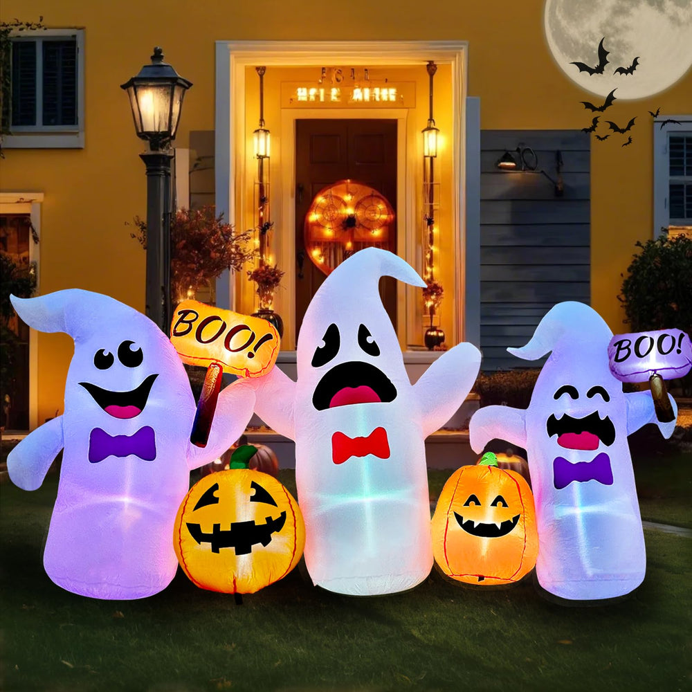 FOCIE night yard display illuminated, eye-catching Halloween focal point