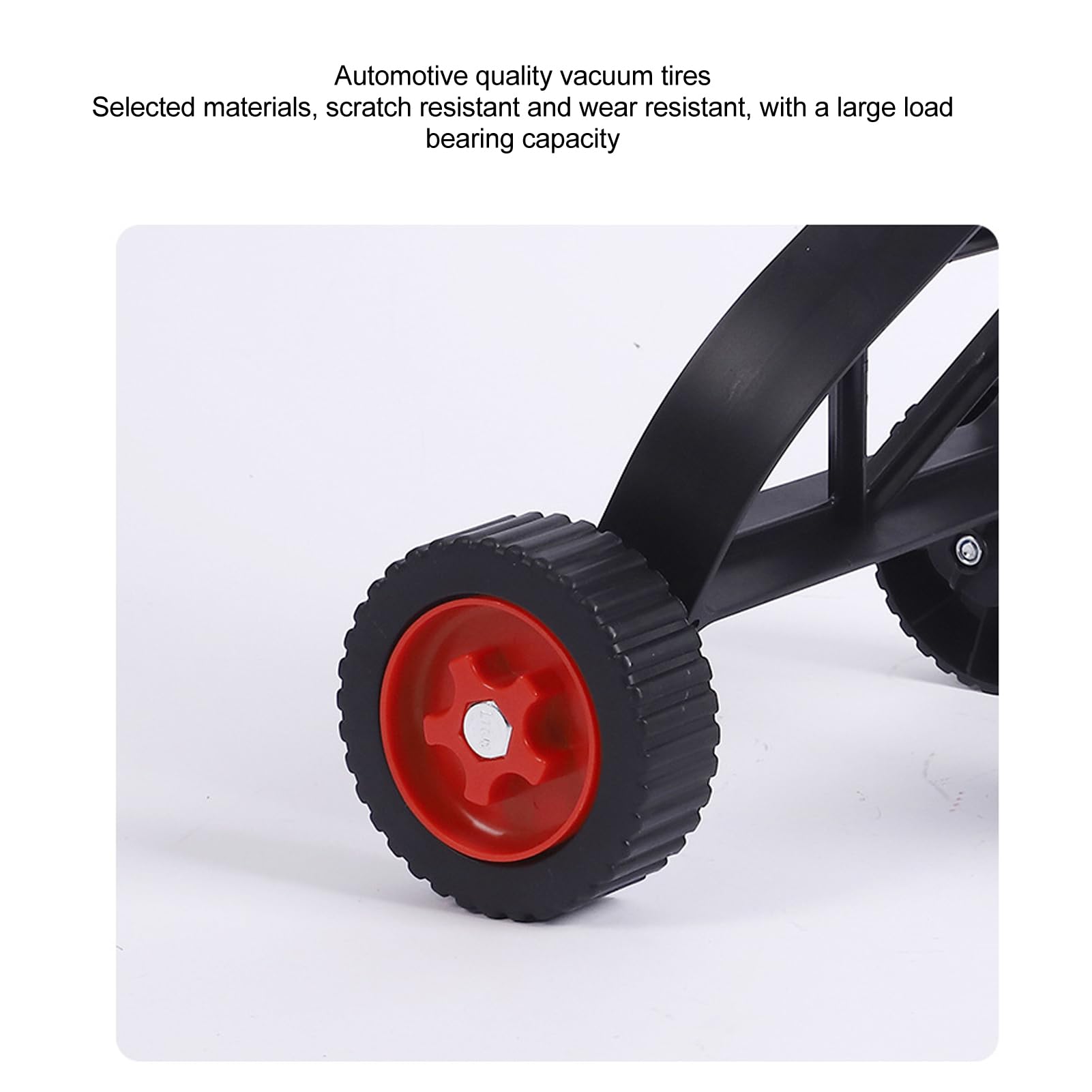 Fockety-mounted on a string trimmer demonstrating steady mowing performance