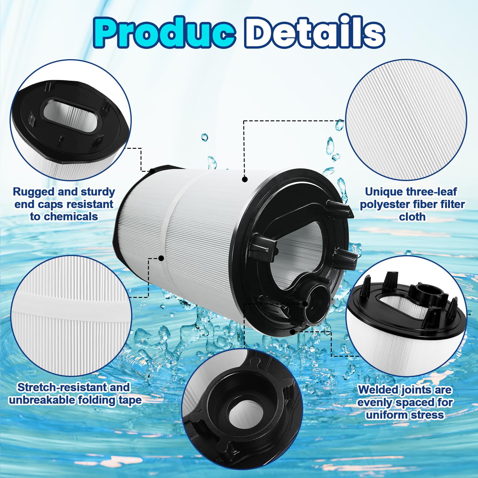FODACEL installed inside a modular filter housing demonstrating straightforward compatibility