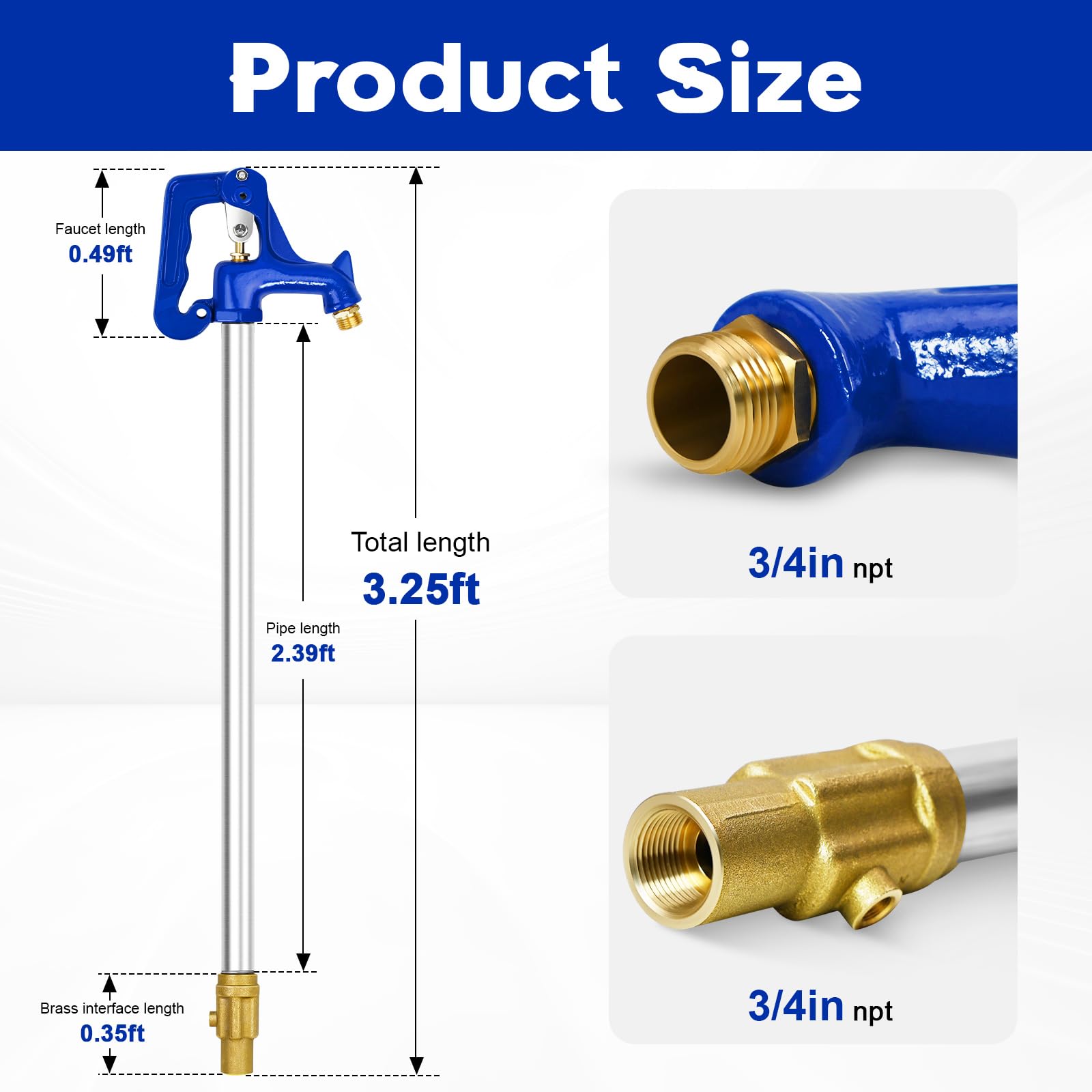 FODACEL close-up of brass valve assembly highlighting lead-free safety and corrosion resistance