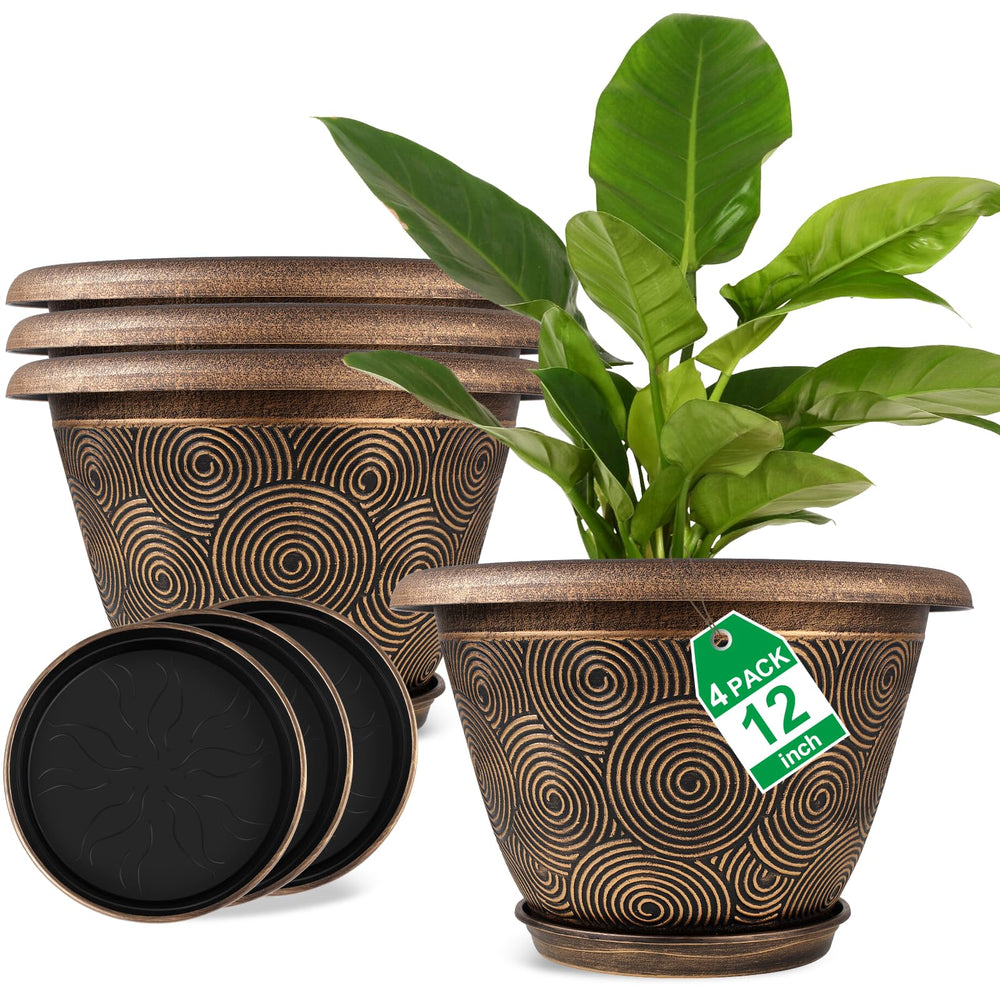 Fodetyff maceta frontal empaquetada mostrando diseño moderno y beneficio decorativo