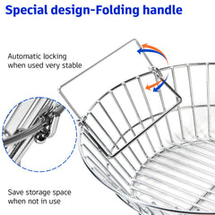 foedo foldable handle locked for safe carrying and compact storage benefit