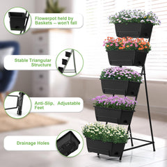 Fogein top-down view of staggered tiers maximizing sunlight exposure