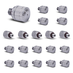 Fogland front view of 20-pack nozzles showing complete set and benefit: reliable spares
