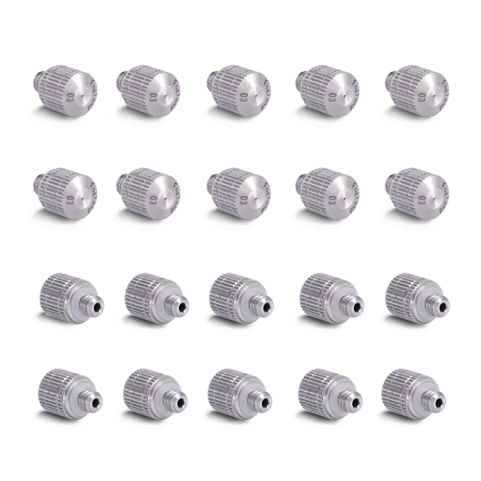 Fogland front packaging with 20 nozzles showing set and benefit of ready replacement