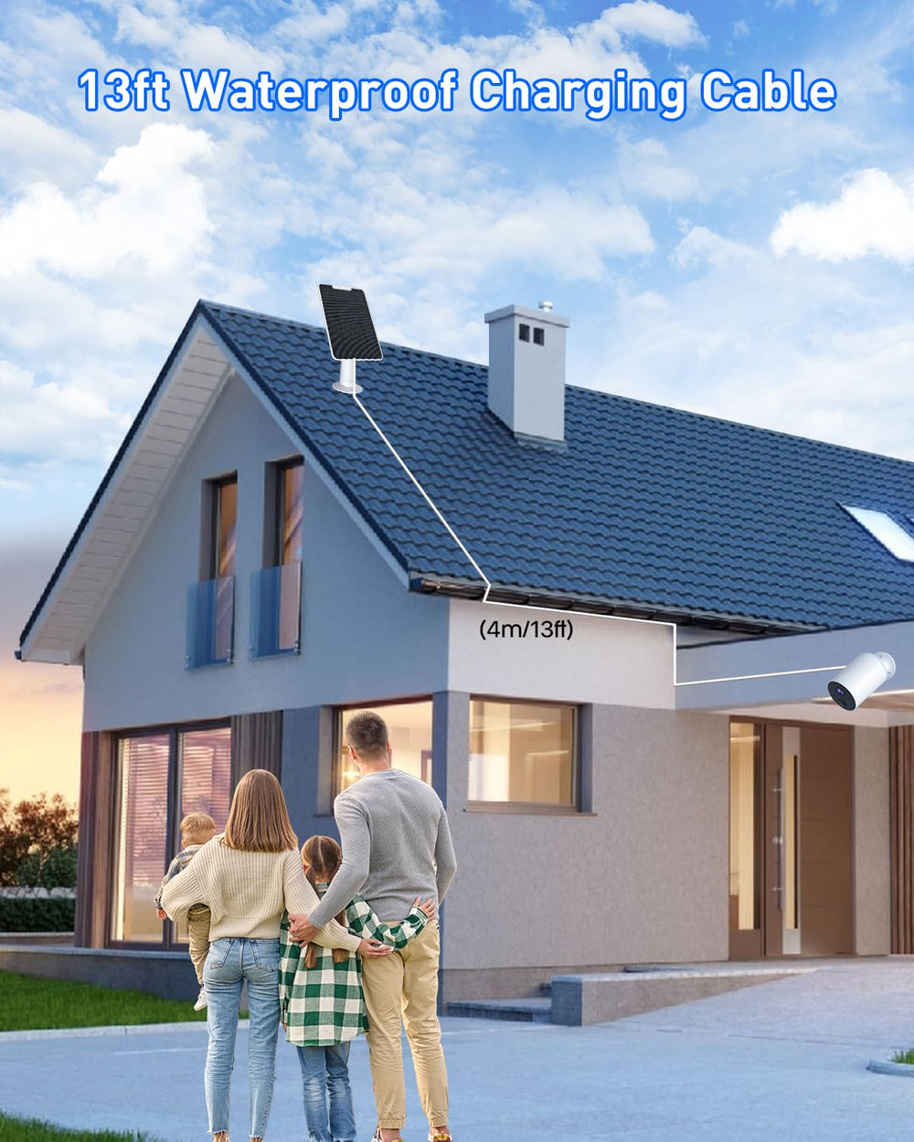 fohoa adjustable wall mount highlighting 360-degree positioning for sun
