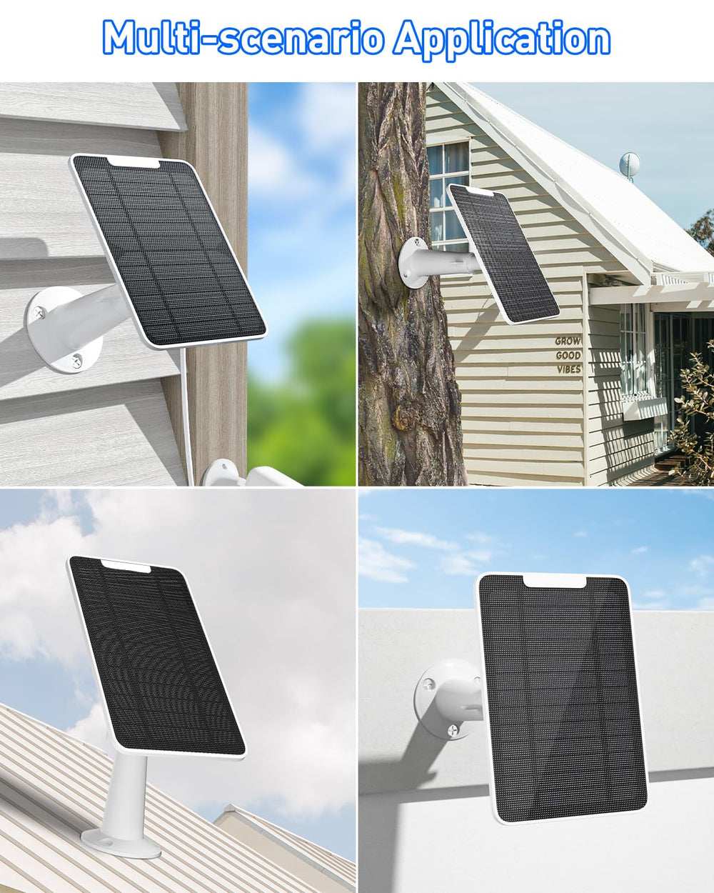 fohoa panel installed on exterior wall using daylight for steady charging