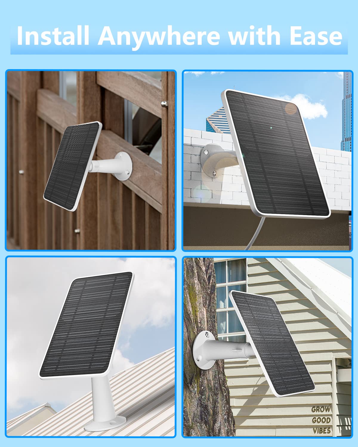 fohoa two-panel pack and included hardware displayed for easy installation