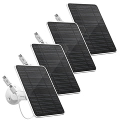 fohoa front view of 5W solar panel showing compact frame and brand benefits