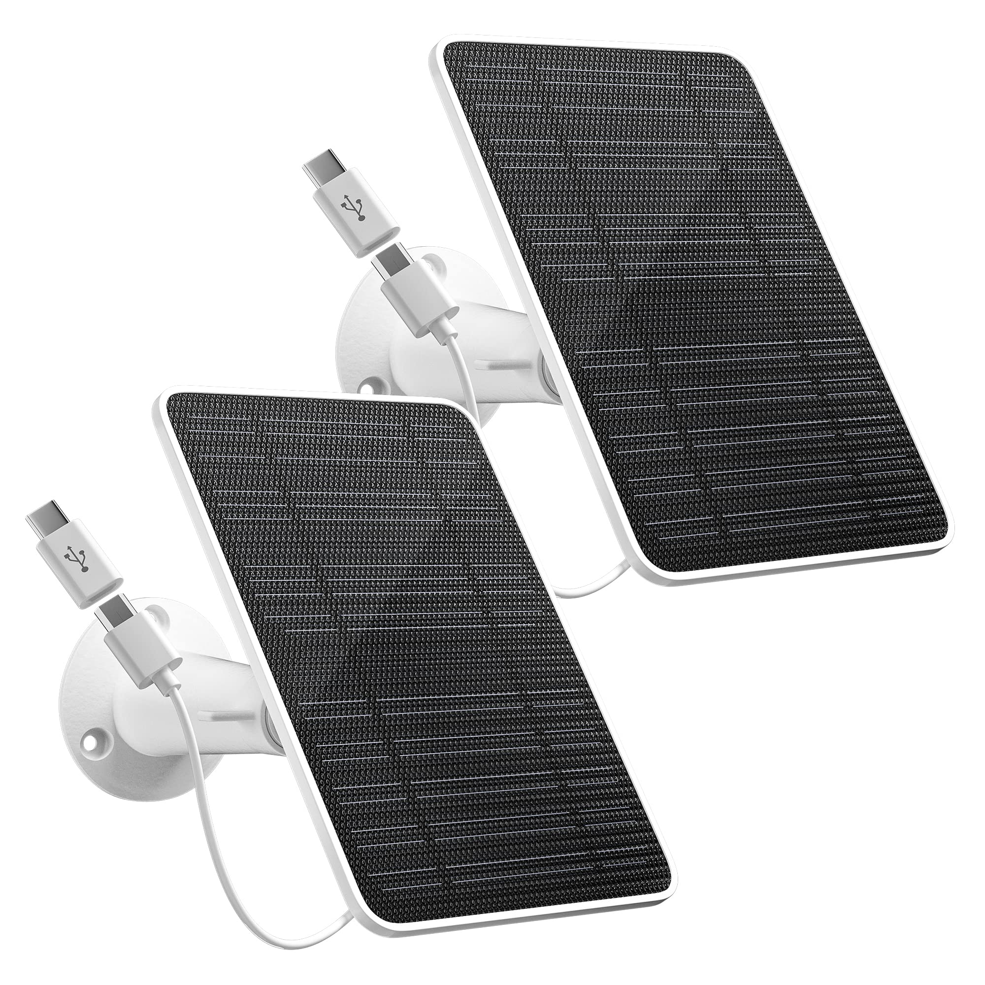 fohoa solar panel front view showing panel face and frame for reliable charging