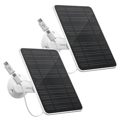 fohoa solar panel front view showing panel face and frame for reliable charging