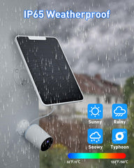 fohoa panel in rain illustrating IP65 water resistance and durability