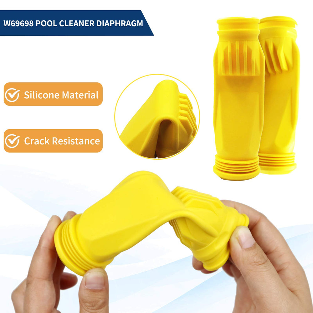 Foinwer replacement parts installed in cleaner housing restoring movement and suction