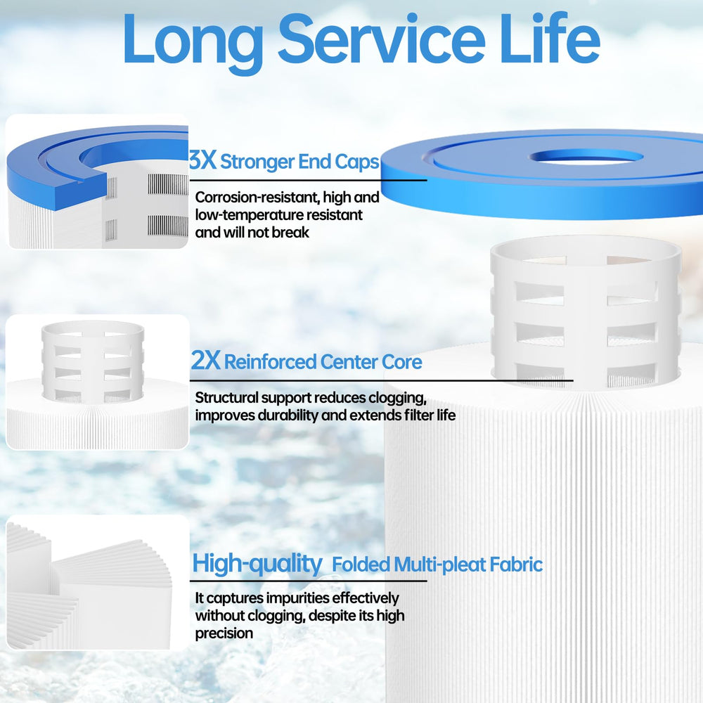 FOIRCEADAL installed in pool filter housing illustrating easy installation benefit