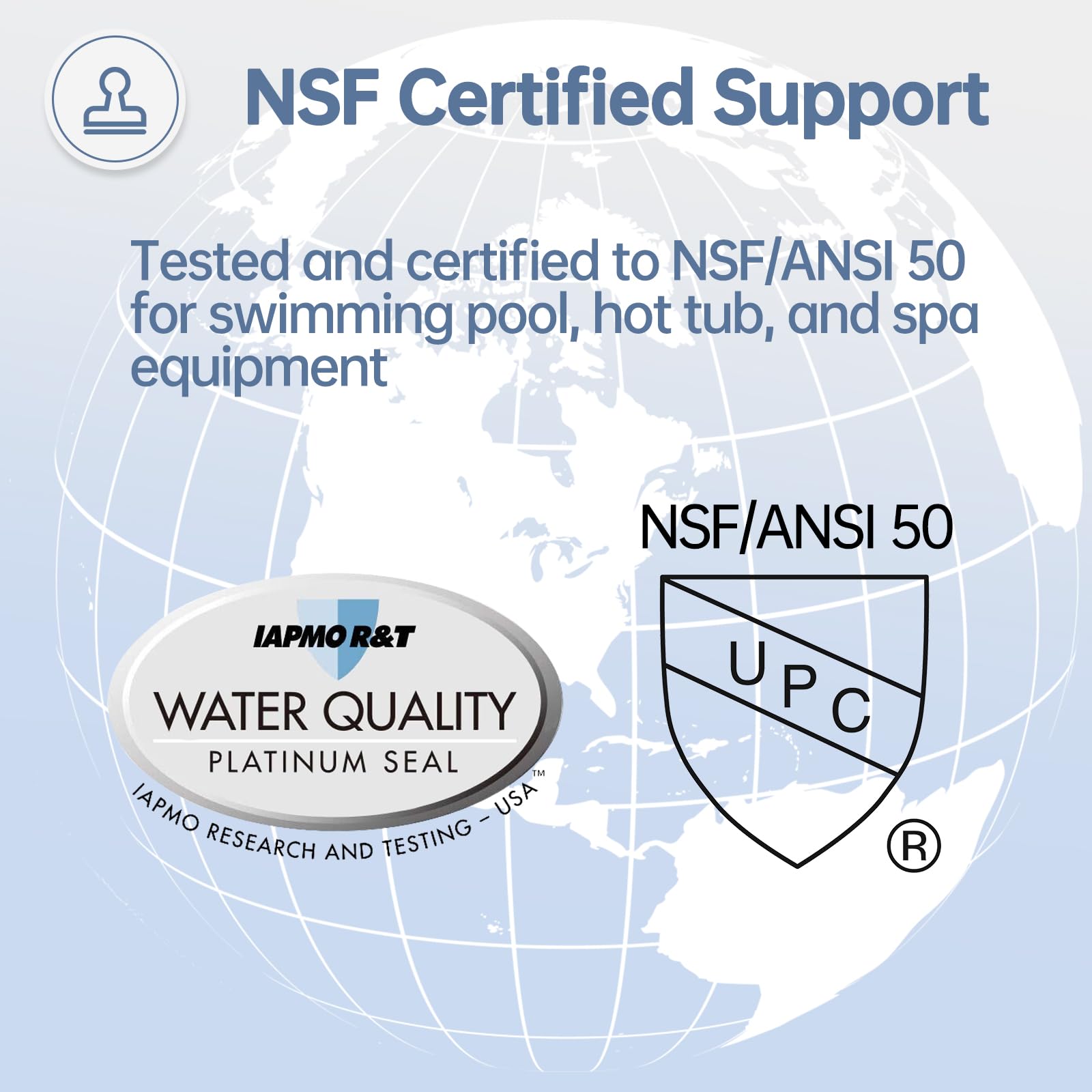 FOIRCEADAL near a backyard hot tub demonstrating cleaner water and usability