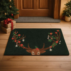 Folkulture reindeer front view showing festive welcome and durable construction