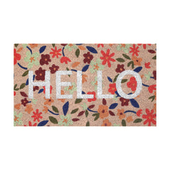 Folkulture front view fall doormat greeting entrance and seasonal appeal