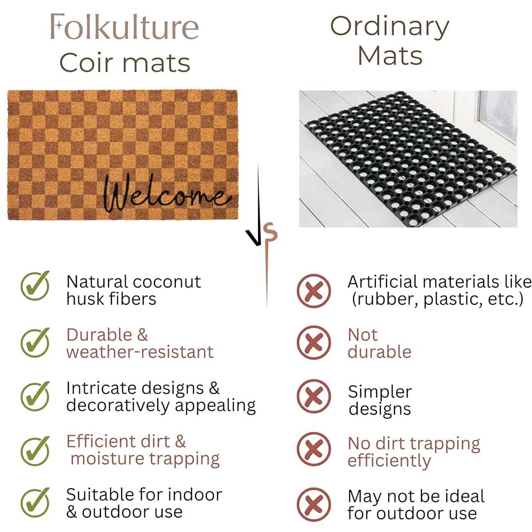 Folkulture mat packed flat showing neat packaging and ready-to-use condition