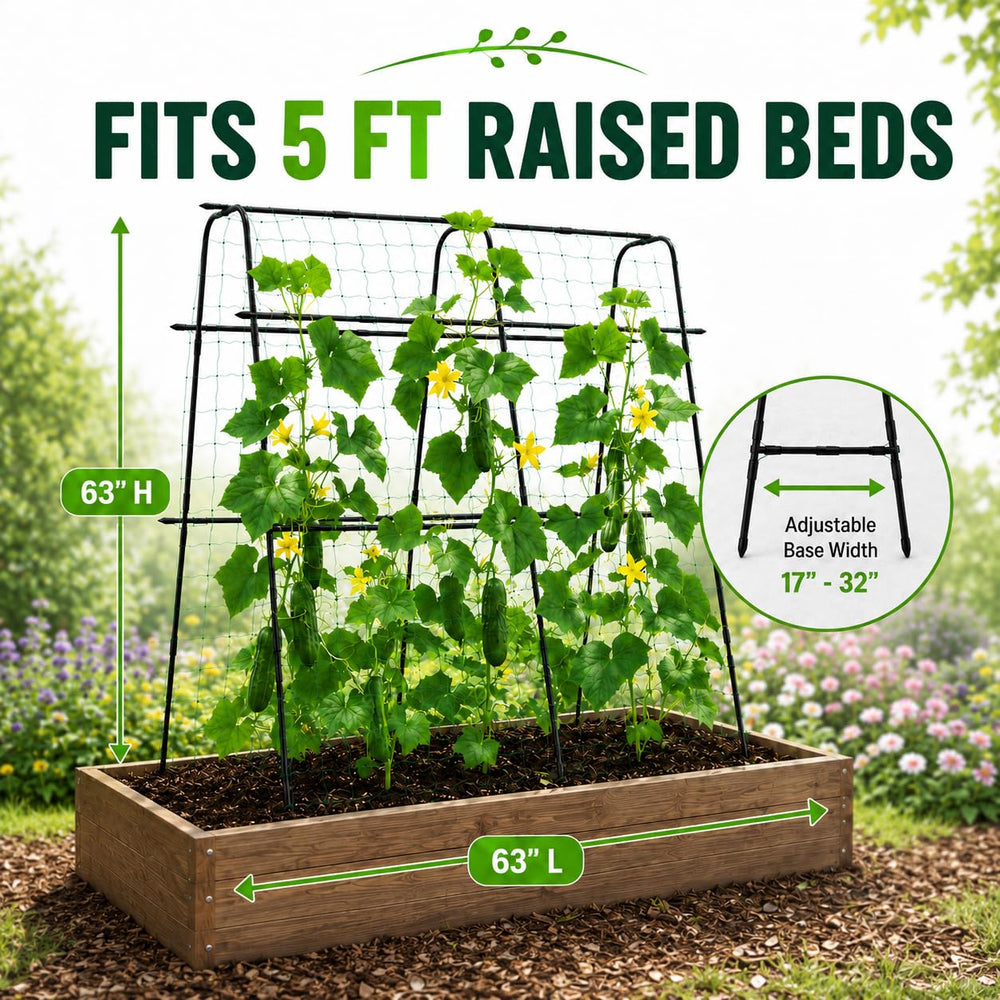 FOLLOOK disassembled trellis stored compactly showing easy offseason storage benefit