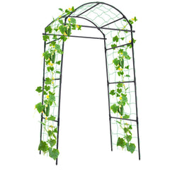 FOLLOOK arch front view showing full black frame and space-saving benefit