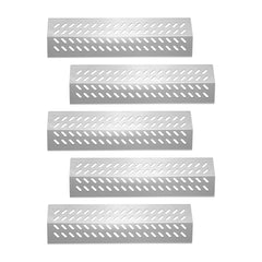 Folocy front view of five replacement heat plates showing durable finish and fit benefits