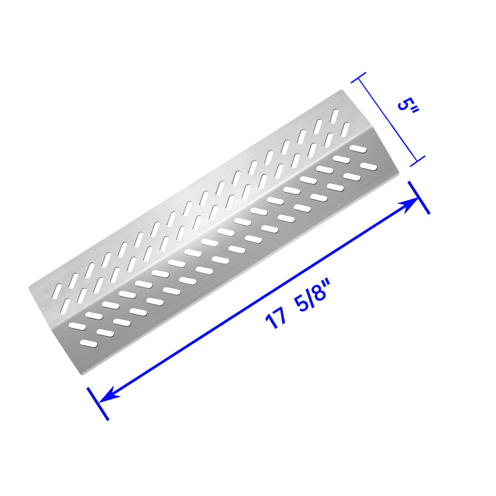 Folocy heat plate installed on a burner protecting it and reducing flare-ups
