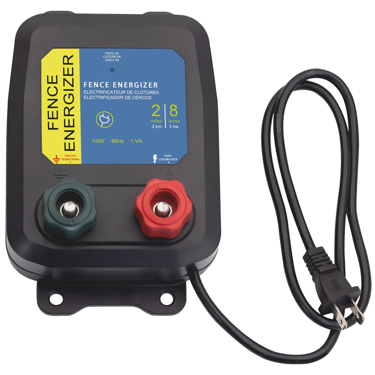 folosem PE2 front panel view showing compact plug-in design and labeling benefits