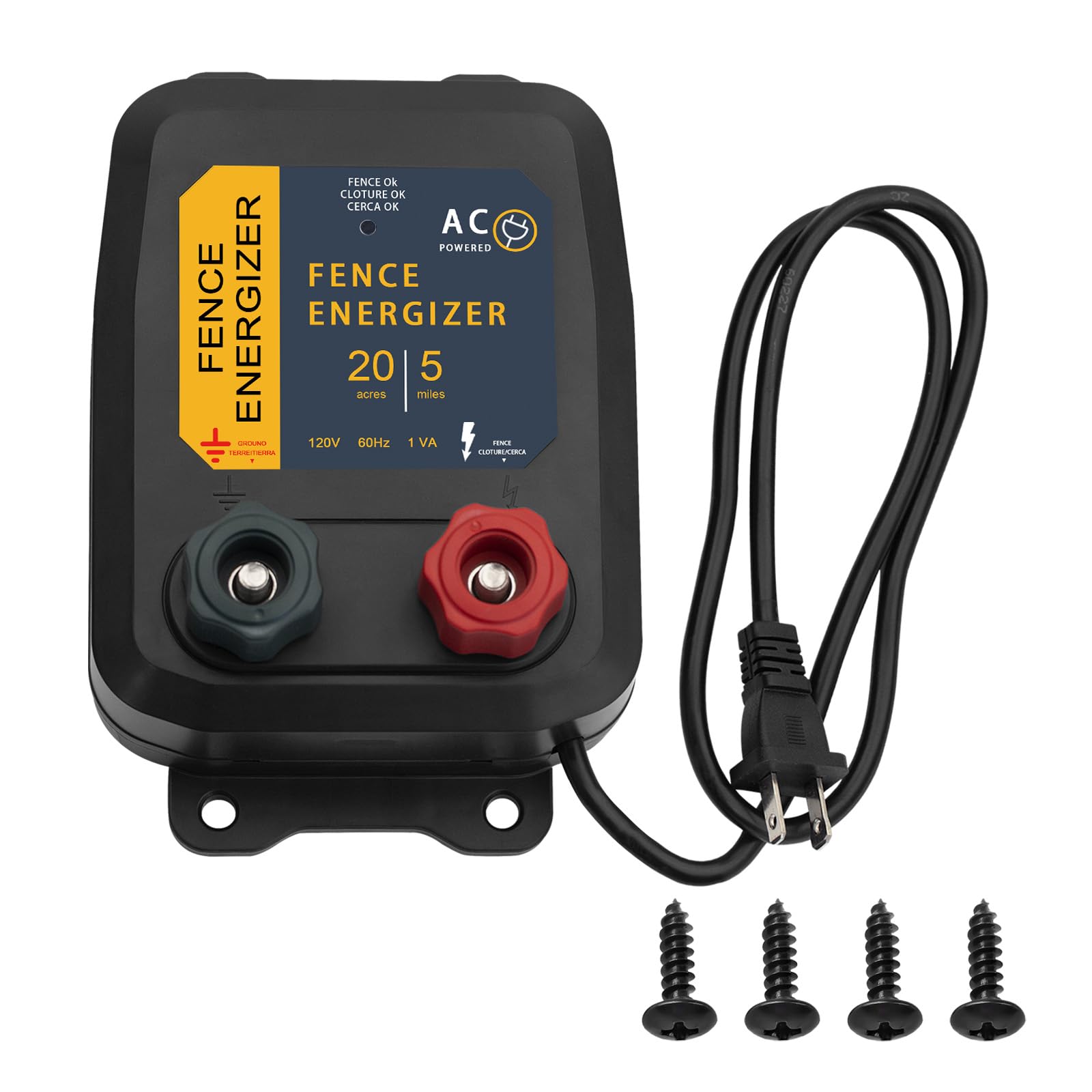folosem PE5 front panel showing controls and plug, easy setup benefit