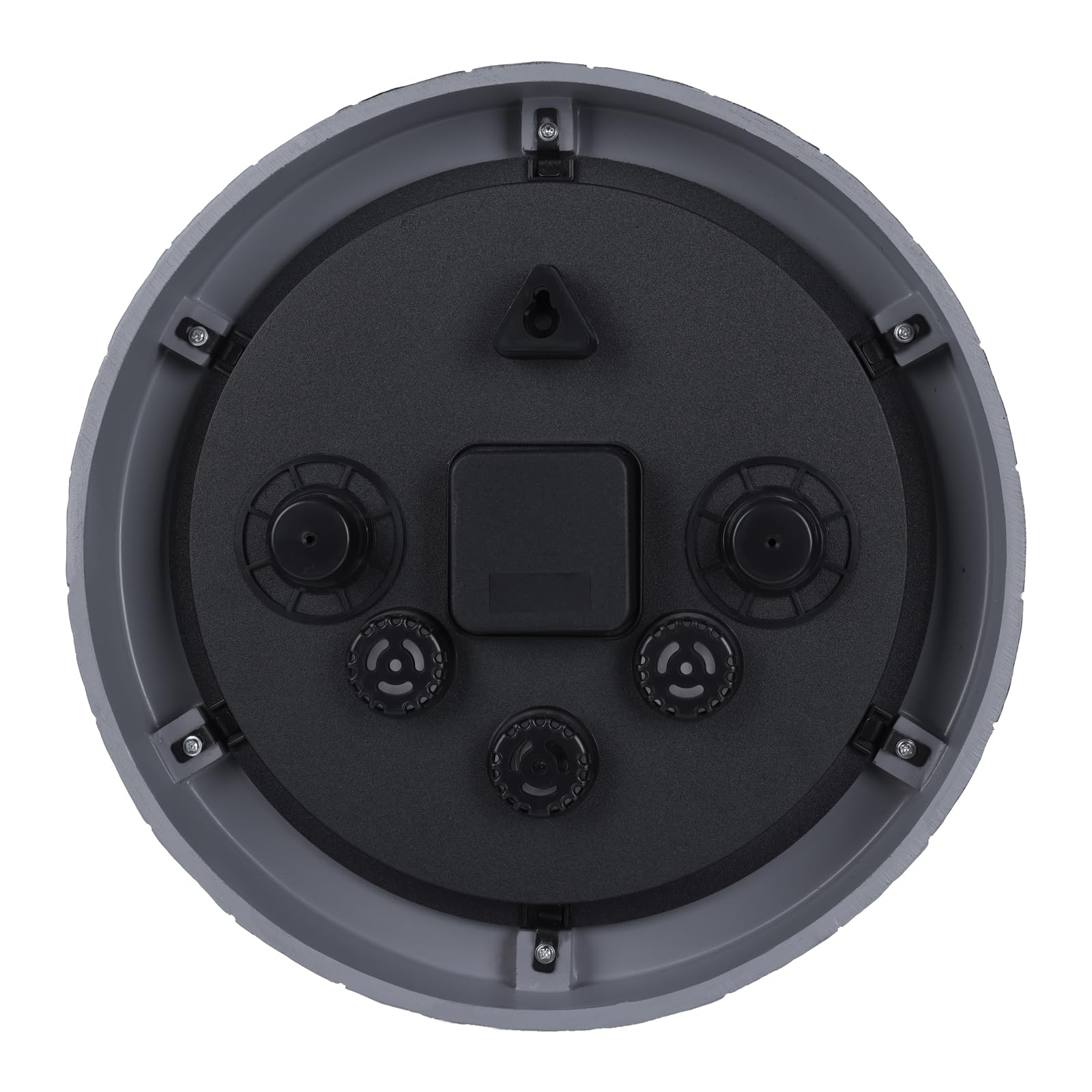 Fomaris back cover and packaging showing sealed movement and easy battery access
