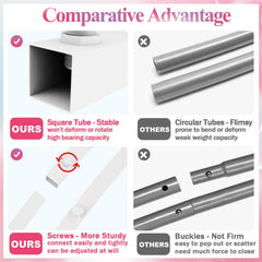 Fomcet assembled three arches illustrating layered sizes for depth and visual impact