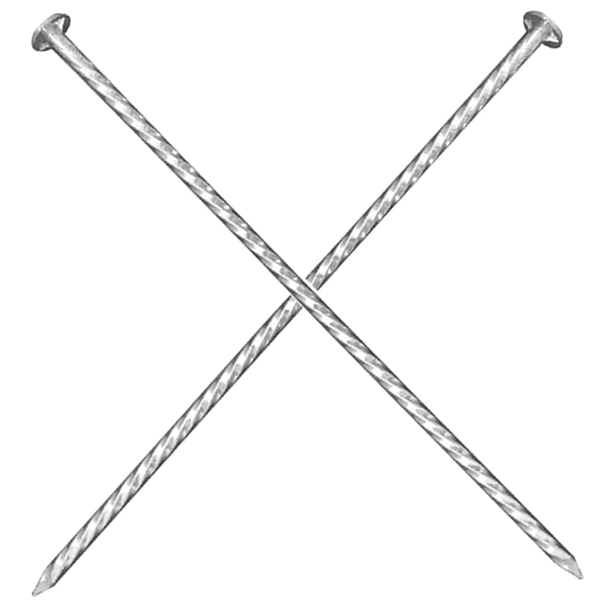 FOMMEN front packaging of 40 galvanized 10-inch stakes showing quantity and finish benefit