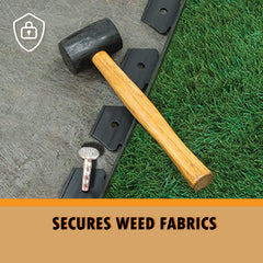FOMMEN metal tip close-up highlighting durable peak that penetrates soil easily