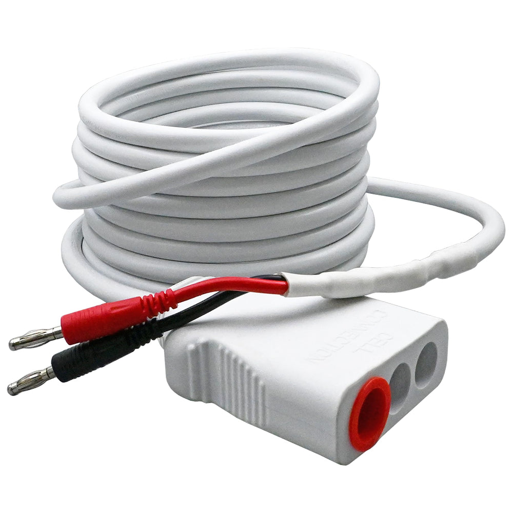 FONGLP salt cell cord front connector showing secure fit benefit