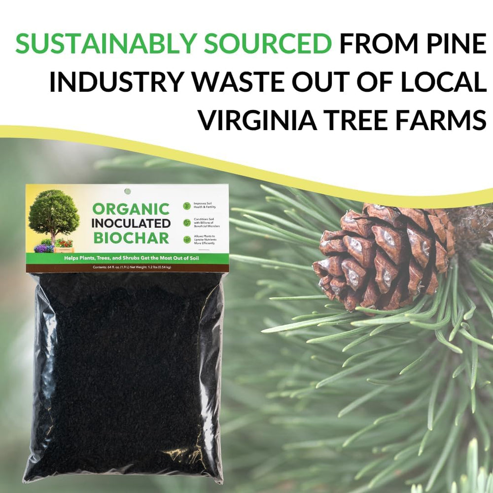 FOOP lifestyle image of a gardener using the product showing practical ease and better soil health