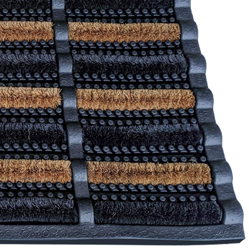 FOOTMATTERS close-up of coir fibers showing texture and scraping strength