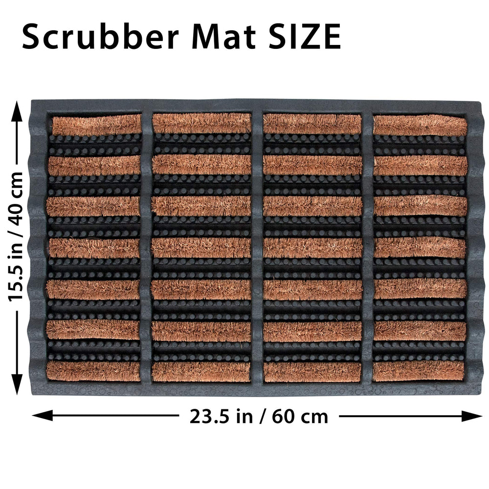 FOOTMATTERS Ninamar size comparison beside shoe illustrating footprint coverage benefit