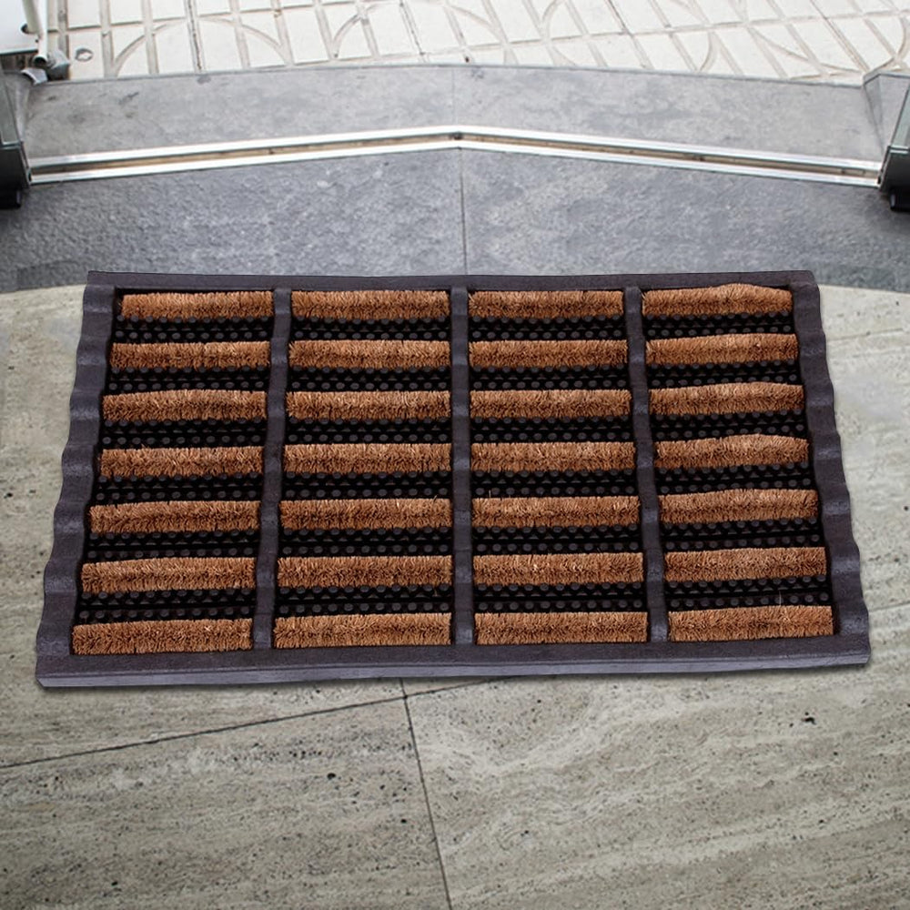FOOTMATTERS stacked two-pack for convenient indoor and outdoor placement