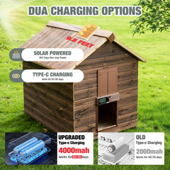 fophop motor and 4000mAh battery interior showing durable power backup benefit