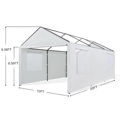 FORALEBEN end panel with door access detail for convenient entry and ventilation