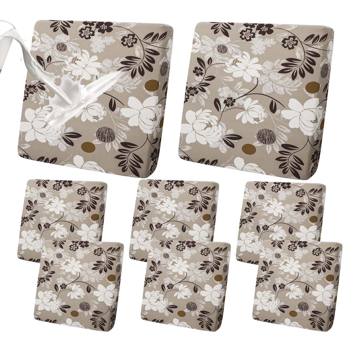 FORCHEER front view of cover on cushion shows clean look and quick upgrade