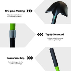 FORCOLID detailed view of blade edge illustrating sharpness for easier soil cutting
