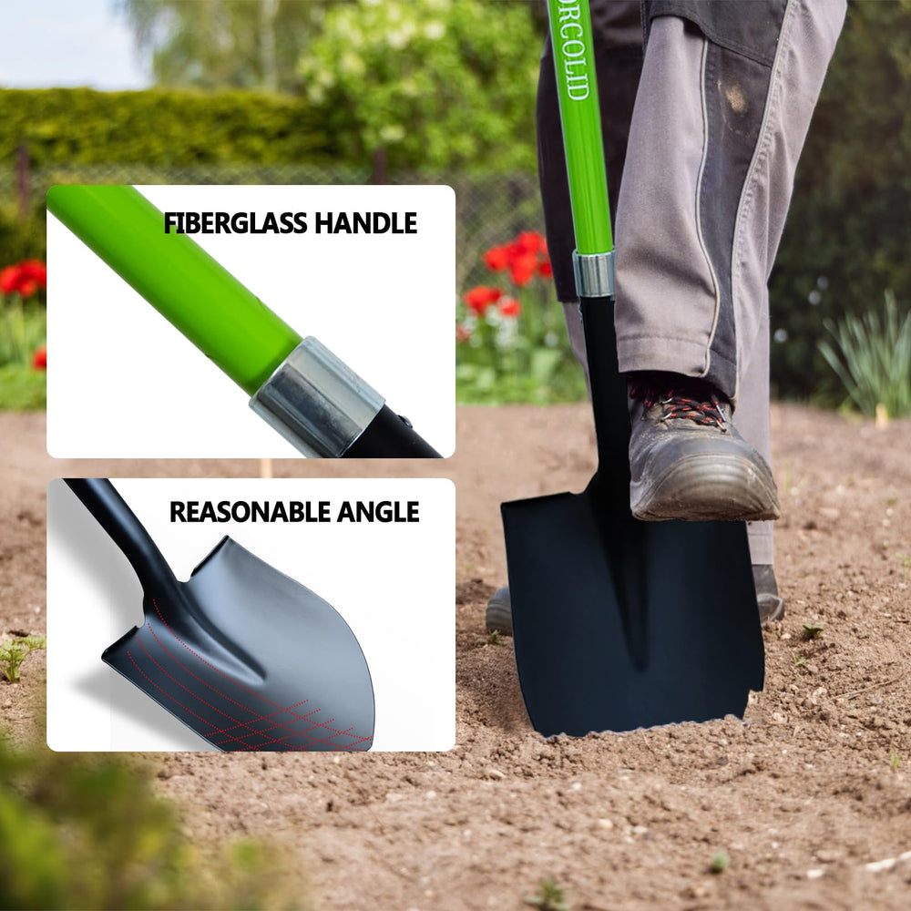 FORCOLID wide tread foot area demonstrating stable pressure application while digging