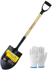 FORCOLID front view of full shovel showing sturdy blade and D-handle for reliable digging