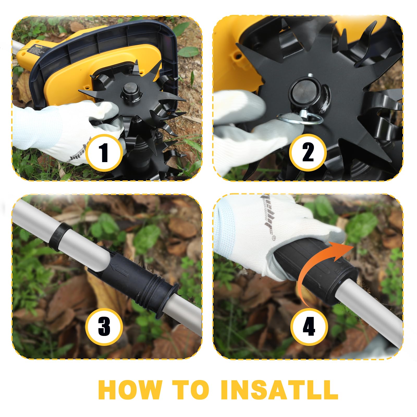 FORDWALT folded handle demonstrating compact storage and easy transport