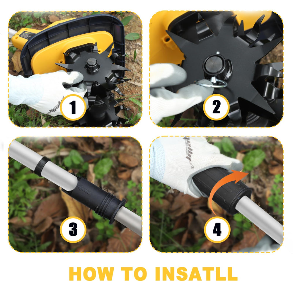 FORDWALT folded handle demonstrating compact storage and easy transport