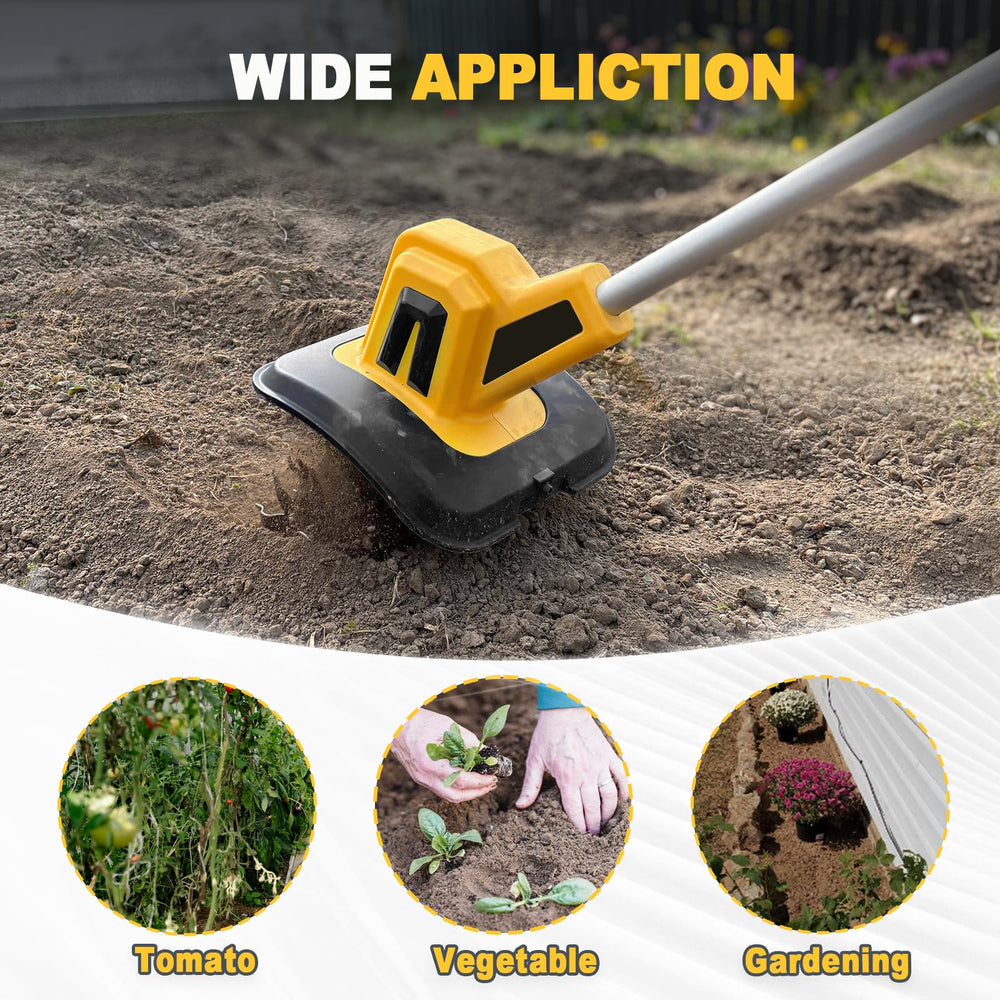 FORDWALT cultivator in garden breaking up soil for quick weeding and planting