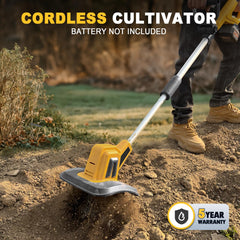 FORDWALT close-up of 48 steel tines highlighting durability and cutting action