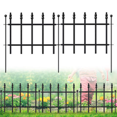 FOREHOGAR front view of assembled fence showing tidy garden edging