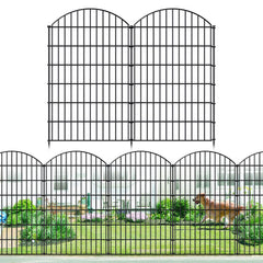 FOREHOGAR front view of five-panel fence showing full 48-inch height for security