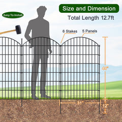 FOREHOGAR steel stake close-up illustrating 10mm diameter and ground anchoring